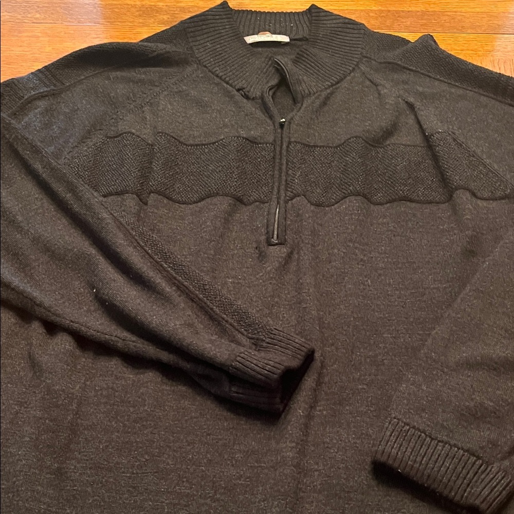 Men's Smartwool Black Half-Zip Sweater